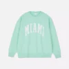 Oversize-Sweatshirt mit «Miami»-Schriftzug