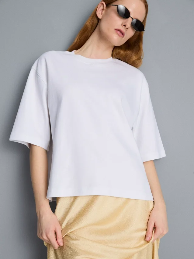 Oversize-T-Shirt aus Baumwolle