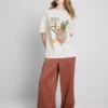 Oversize-T-Shirt im Retro-Stil aus Baumwolle