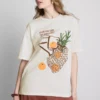 Oversize-T-Shirt im Retro-Stil aus Baumwolle
