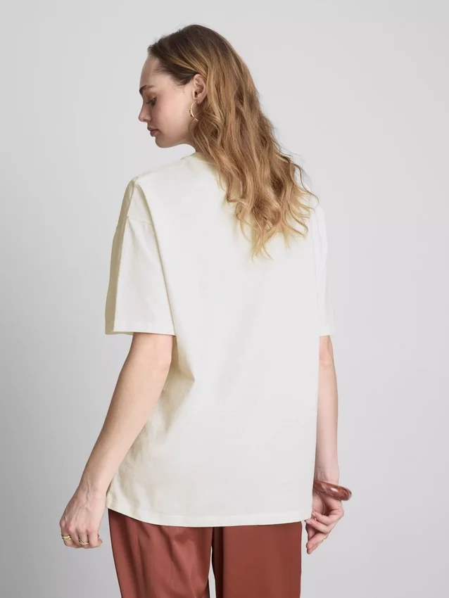 Oversize-T-Shirt im Retro-Stil aus Baumwolle