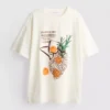 Oversize-T-Shirt im Retro-Stil aus Baumwolle