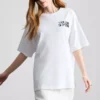 Oversized-Boyfriend-T-Shirt aus Baumwolle mit Grafikprint