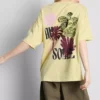 Oversized-Boyfriend-T-Shirt aus Baumwolle mit Grafikprint