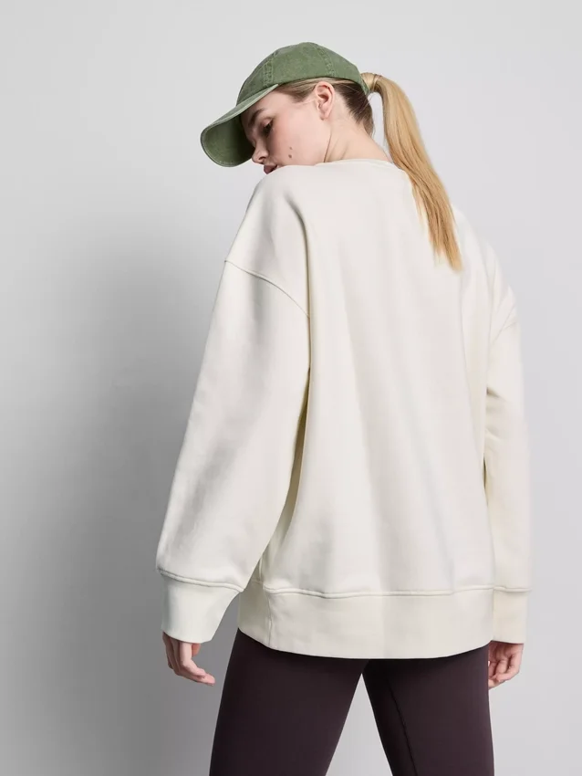 Oversized-Sweatshirt aus baumwollreicher Active-Run-Club-Kombination