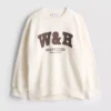 Oversized-Sweatshirt aus baumwollreicher Active-Run-Club-Kombination