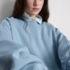 Oversized-Sweatshirt mit überschnittenen Schultern