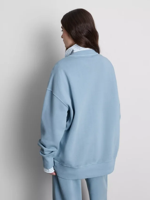 Oversized-Sweatshirt mit überschnittenen Schultern