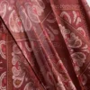 Paisley-Cape mit Fransen