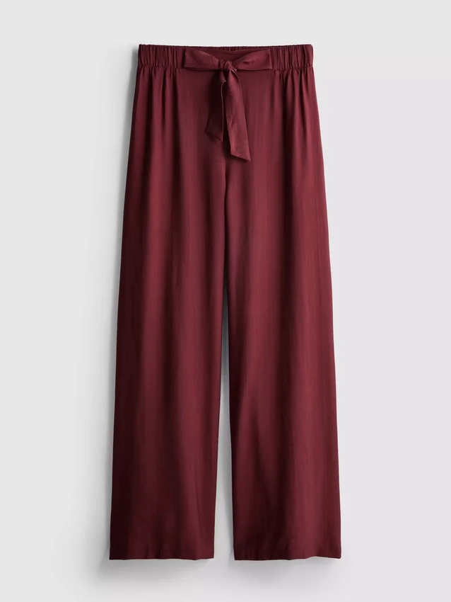 Palazzo-Hose mit Schleifendetail