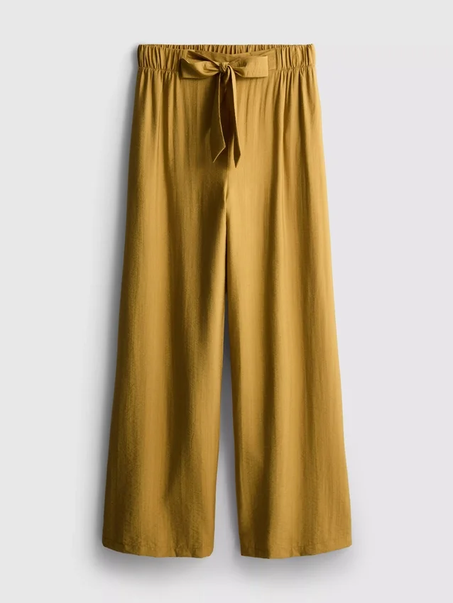 Palazzo-Hose mit Schleifendetail