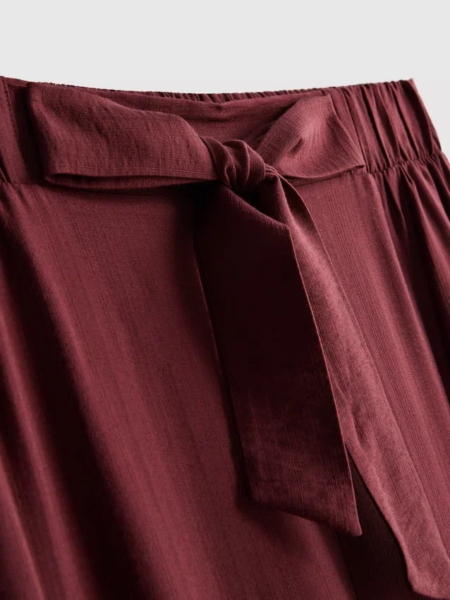 Palazzo-Hose mit Schleifendetail