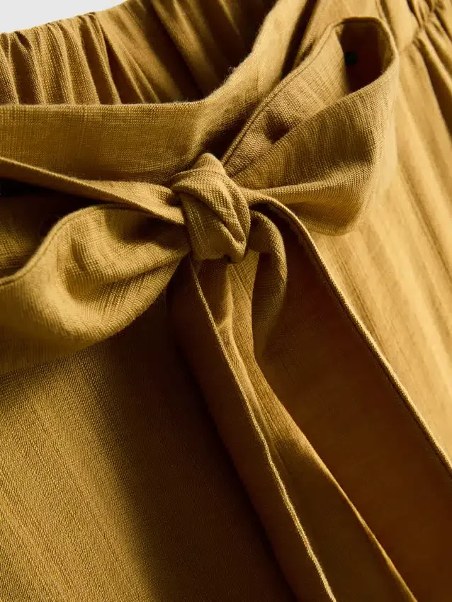 Palazzo-Hose mit Schleifendetail