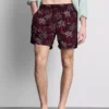 Palmen-Shorts mit Stickerei