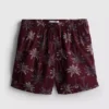 Palmen-Shorts mit Stickerei