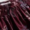 Palmen-Shorts mit Stickerei