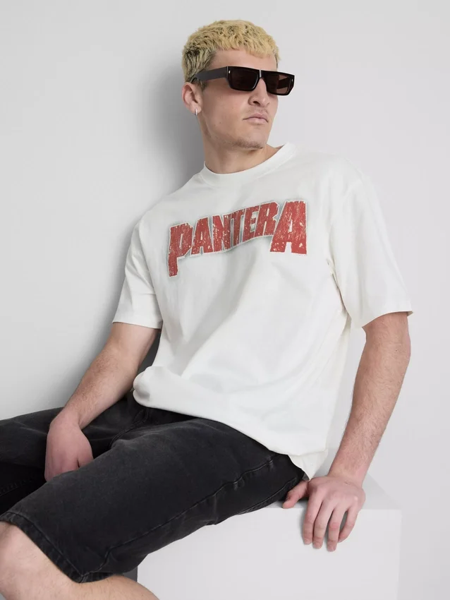 Pantera-Grafik-Hemd