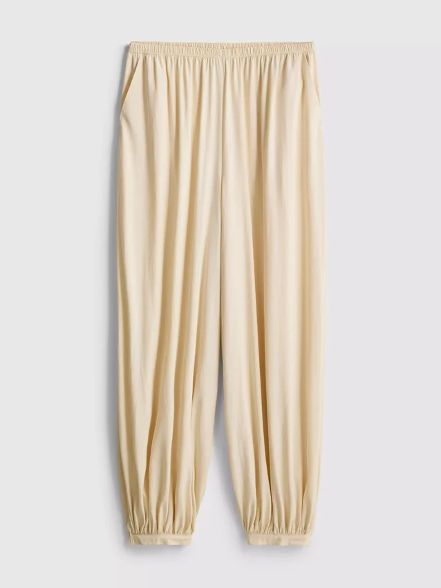 Parachute-Hose mit hoher Taille