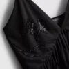 Paula Echevarría Babydoll-Top mit Perlenverzierung