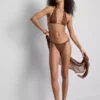 Paula Echevarría Bikini-Hösli mit Leopardenmuster und Glitzer-Effekt