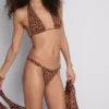Paula Echevarría Bikini-Hösli mit Leopardenmuster und Glitzer-Effekt
