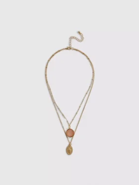 Paula Echevarría Boho-Halsketten im Lagenlook