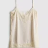 Paula Echevarría Cami-Top mit Satin-Spitzenbesatz