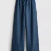 Paula Echevarría – Crinkle-Hose mit weitem Bein