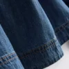 Paula Echevarría Denim-Top mit Puffärmeln
