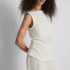 Paula Echevarría gerafftes Crinkle-Tanktop