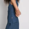 Paula Echevarría gerafftes Crinkle-Tanktop