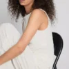 Paula Echevarría gerafftes Crinkle-Tanktop