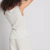 Paula Echevarría gerafftes Crinkle-Tanktop