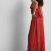 Paula Echevarría Glitzer-Hose mit weitem Bein