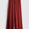 Paula Echevarría Glitzer-Hose mit weitem Bein