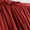 Paula Echevarría Glitzer-Hose mit weitem Bein
