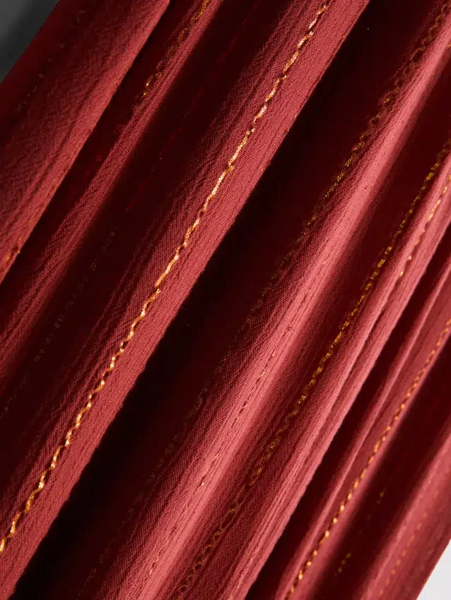 Paula Echevarría Glitzer-Hose mit weitem Bein