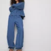 Paula Echevarría Haremshose aus baumwollreichem Denim