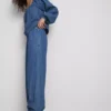 Paula Echevarría Haremshose aus baumwollreichem Denim