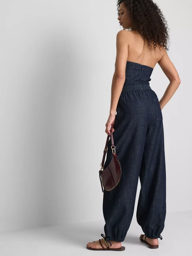 Paula Echevarría Haremshose aus baumwollreichem Denim