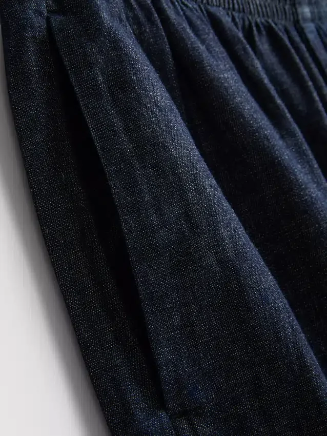 Paula Echevarría Haremshose aus baumwollreichem Denim