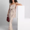 Paula Echevarría Longline-Cami-Top aus geknittertem Satin