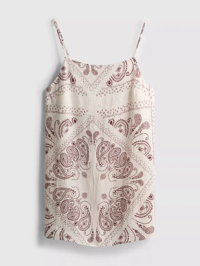 Paula Echevarría Longline-Cami-Top aus geknittertem Satin