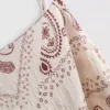 Paula Echevarría Longline-Cami-Top aus geknittertem Satin