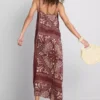 Paula Echevarría Midi-Kleid im Paisley-Muster