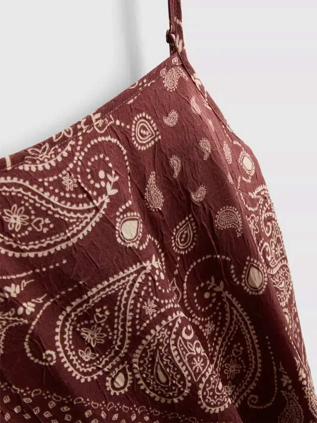 Paula Echevarría Midi-Kleid im Paisley-Muster