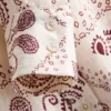 Paula Echevarría Paisley-Hemd aus geknittertem Satin mit Knöpfen