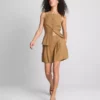 Paula Echevarría – plissierte Bermudashorts