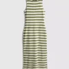 Paula Echevarría – ärmelloses, figurbetontes Midaxi-Kleid