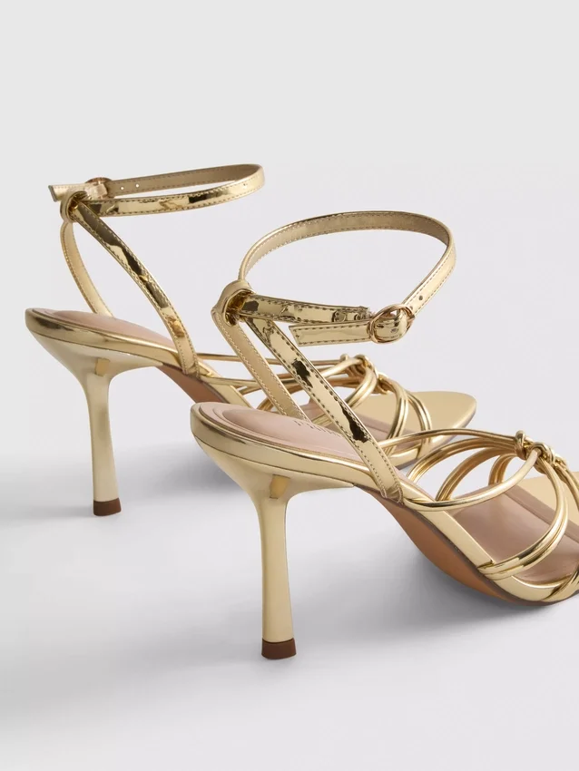 Paula Echevarría Sandalen mit geknotetem Absatz